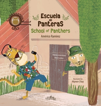 Hardcover Escuela de Panteras: School of Panthers [Spanish] [Large Print] Book