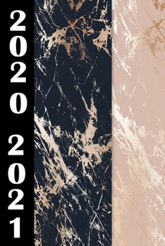 Paperback 2020 / 2021: Planer mit Marmor Soft Cover für das Jahr 2020 und 2021 [German] Book