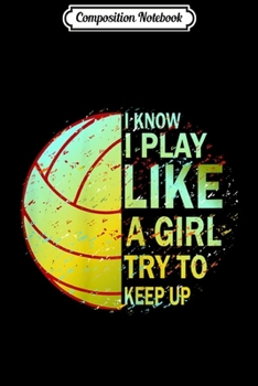 Composition Notebook: Volleyball Tie Dye Blue Purple nage Girls Perfect  Journal/Notebook Blank Lined Ruled 6x9 100 Pages