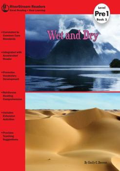 Paperback Wet and Dry (Riverstream Readers, Level Pre 1) Book