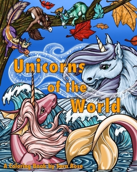 Paperback Unicorns of the World: A Coloring Book
