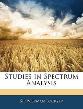 Paperback Studies in Spectrum Analysis Book