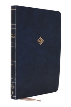 Imitation Leather Nkjv, Thinline Bible, Large Print, Leathersoft, Blue, Comfort Print: Holy Bible, New King James Version [Large Print] Book