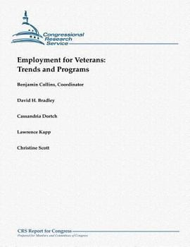 Paperback Employment for Veterans: Trends and Programs Book