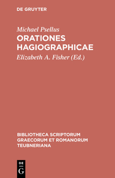 Hardcover Orationes Hagiographicae [Greek, Ancient (To 1453)] Book