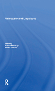 Paperback Philosophy And Linguistics Book