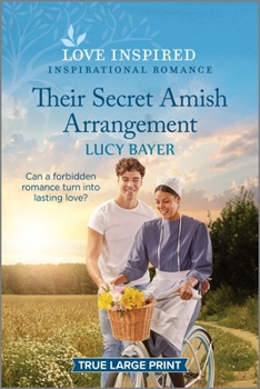 Paperback Their Secret Amish Arrangement: An Uplifting Inspirational Romance [Large Print] Book