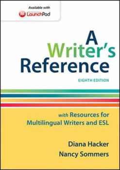 A Writer's Reference with Resources for Multilingual Writers and ESL