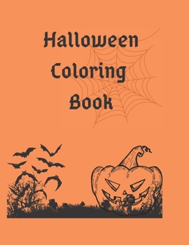 Paperback Halloween color book: Halloween coloring book for kids Book