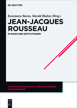 Hardcover Jean-Jacques Rousseau [German] Book