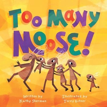 Paperback Too Many Moose Book