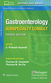 Paperback The Washington Manual Gastroenterology Subspecialty Consult Book