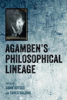 Paperback Agamben's Philosophical Lineage Book