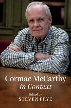 Hardcover Cormac McCarthy in Context Book