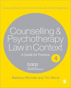 Paperback Legal Issues Across Counselling & Psychotherapy Settings: A Guide for Practice Book