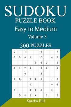 Paperback 300 Easy to Medium Sudoku Puzzle Book