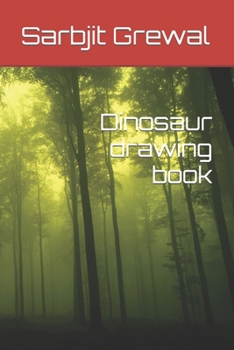 Paperback Dinosaur drawing book