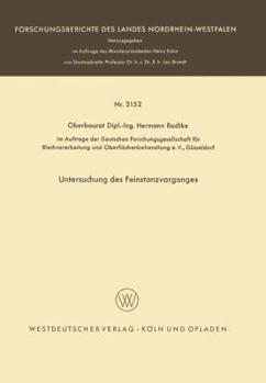 Paperback Untersuchung Des Feinstanzvorganges [German] Book