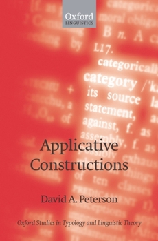 Hardcover Applicative Constructions Book