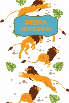 Paperback Debra Notebook: This Nice And Pretty Debra Notebook For Boys And Girls. Cute Cream Paper 6*9 Inch With 100 Pages Notebook For Writing Book