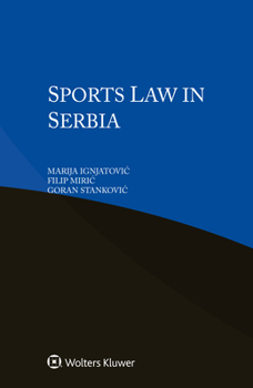 Paperback Sports Law in Serbia Book