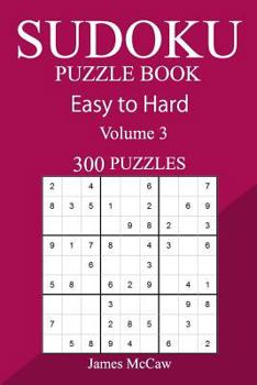 Paperback 300 Easy to Hard Sudoku Puzzle Book