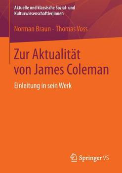 Paperback Zur Aktualität Von James Coleman: Einleitung in Sein Werk [German] Book