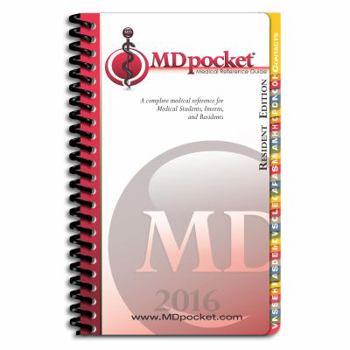 Spiral-bound MDPocket Medical Reference Guide: Resident Edition Book