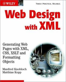 Paperback Web Design with XML Book