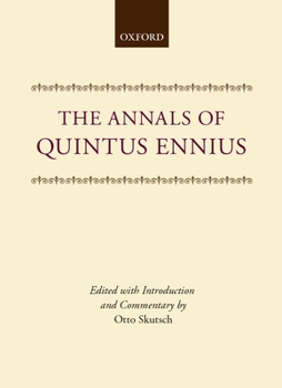 Hardcover The Annals of Quintus Ennius Book