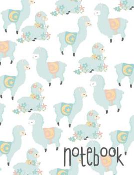 Paperback Notebook: Cute Llama Composition Notebook, Graph Paper, Perfect For Learning Math Book