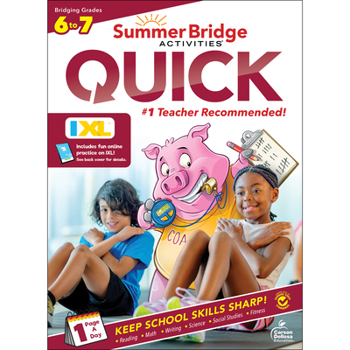 Summer Bridge Activities Quick 6th Grade Workbooks All Subjects - 7th Grade Workbooks All Subjects, Reinforcement Learning, All the Skills for Middle School Math, Science, Reading Comprehension & More