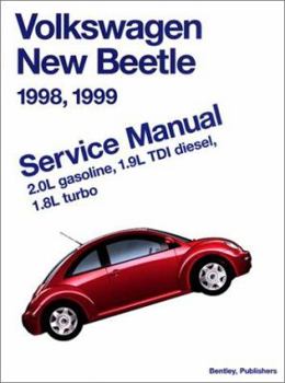 Paperback Volkswagen New Beetle: 1998,1999: Service Manual: 2.0L Gasoline, 1.9L Tdi Diesel, 1.8L Turbo Book