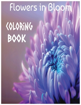 Paperback Flowers in Bloom Coloring Book