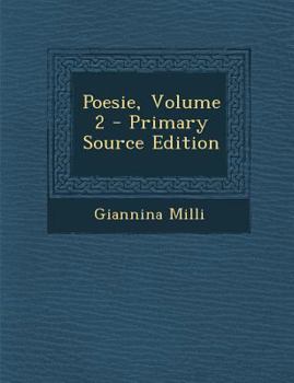 Paperback Poesie, Volume 2 [Italian] Book