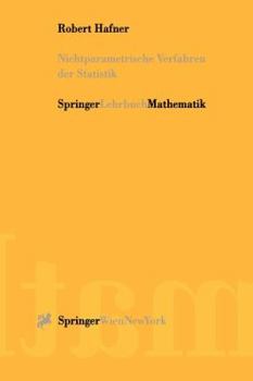Paperback Nichtparametrische Verfahren Der Statistik [German] Book