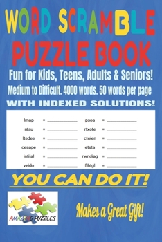 Paperback Word Scramble Puzzle Book