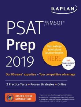 Paperback Psat/NMSQT Prep 2019: 2 Practice Tests + Proven Strategies + Online Book