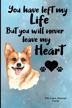 Paperback Pet Loss Journal Corgi: Guided Prompt Keepsake Workbook Book
