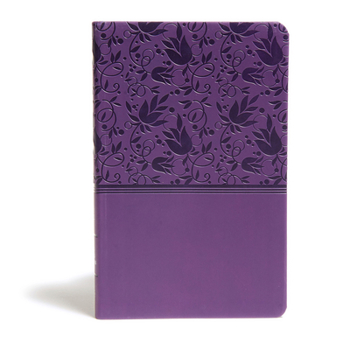 Imitation Leather KJV Ultrathin Reference Bible, Purple Leathertouch Book