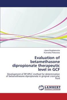 Paperback Evaluation of betamethasone dipropionate therapeutic level in GCF Book