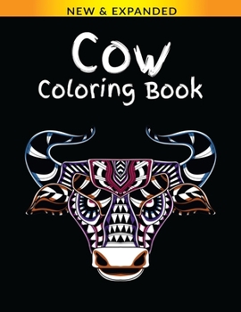 Paperback Cow Coloring Book: Stress Relieving Cow Designs Book