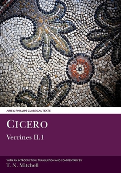 Paperback Cicero: Verrines II.1 Book