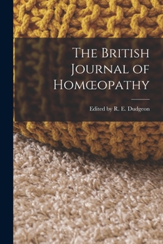 Paperback The British Journal of Homoeopathy Book