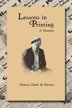 Paperback Lessons in Printing: A Memoir Book
