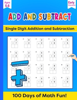 Paperback Add and Subtract: Single Digit Addition and Subtraction Book