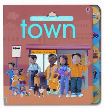 Town (Look and Say Board Books) - Book  of the Usborne Look and Say