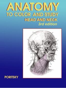 Paperback Anatomy to Color and Study Head and Neck 3rd Edition Book