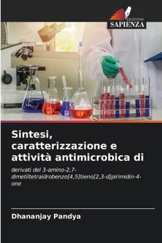 Paperback Sintesi, caratterizzazione e attività antimicrobica di [Italian] Book