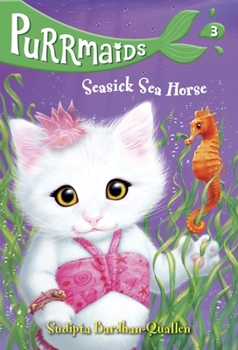 Paperback Purrmaids #3: Seasick Sea Horse Book